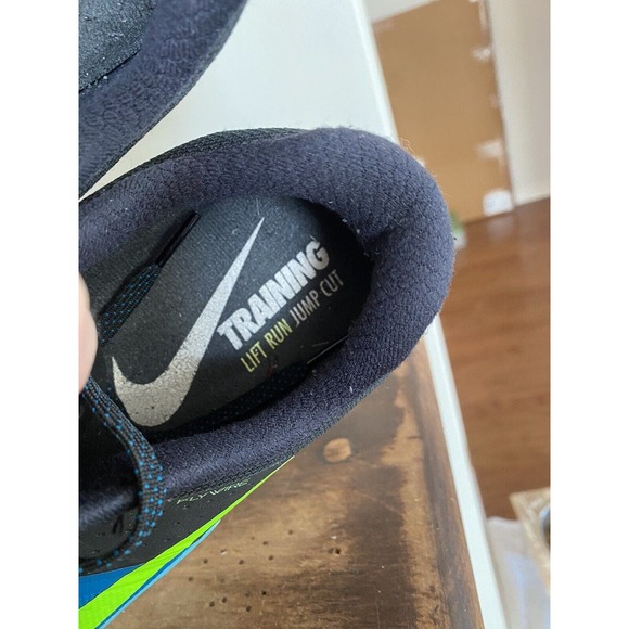 Men’s NIKE METCON 2 FLYWIRE RUNNING GYM CROSSFIT TRAINERS SHOES SZ 13 BLUE GREEN - Picture 7 of 8